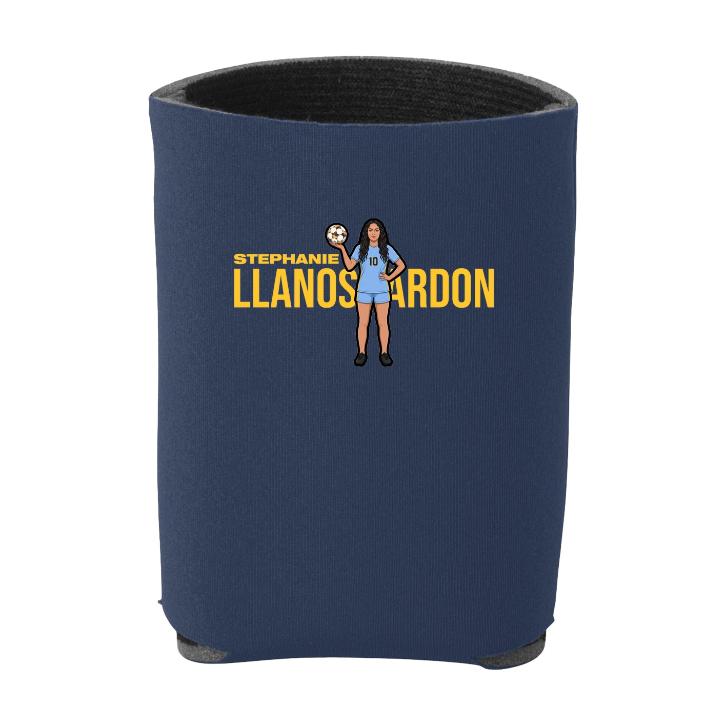 Can Holder — Player Name in Navy