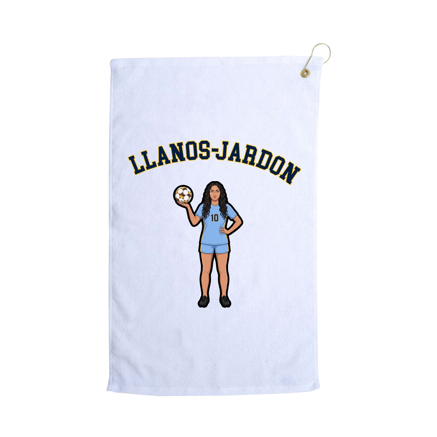 Golf Towel — Shirsey Arch in White