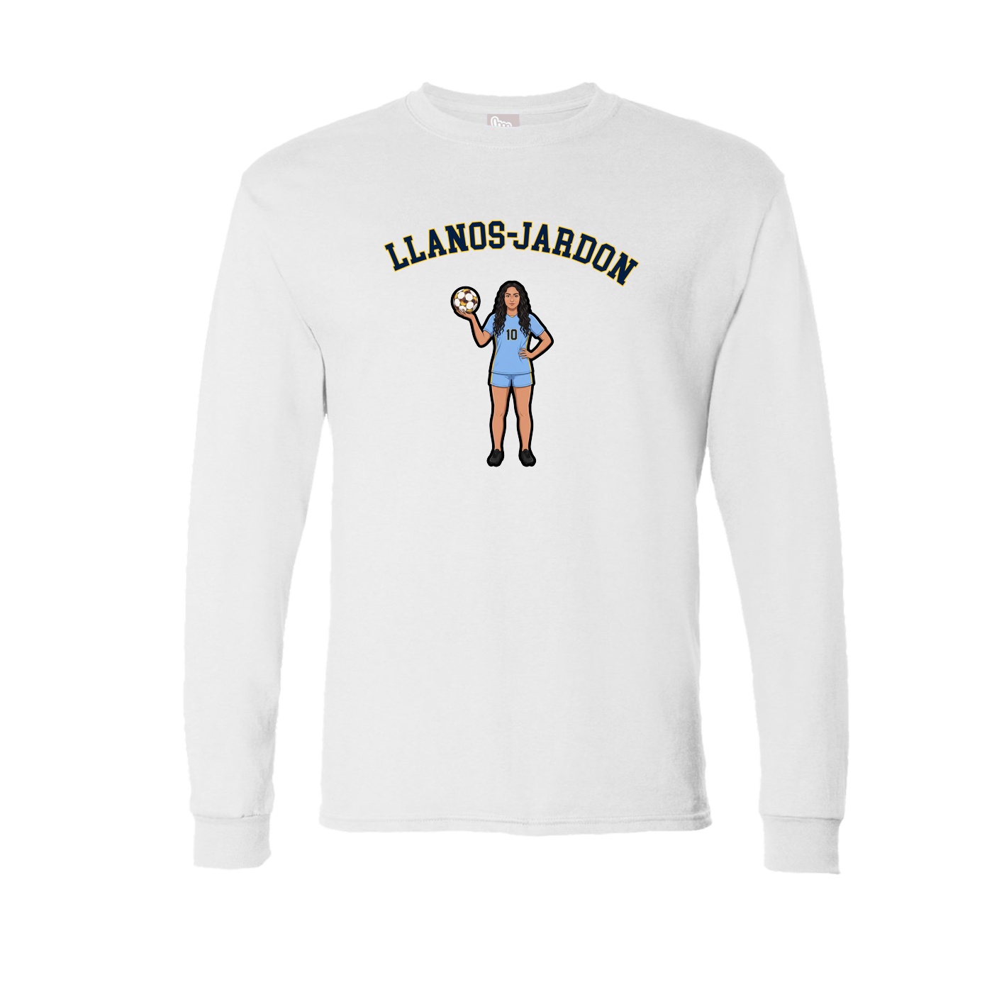 Long Sleeve Tee — Shirsey Arch in White