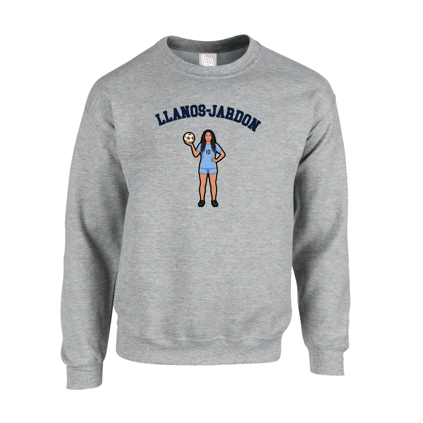 Fleece Crew — Shirsey Arch in Grey
