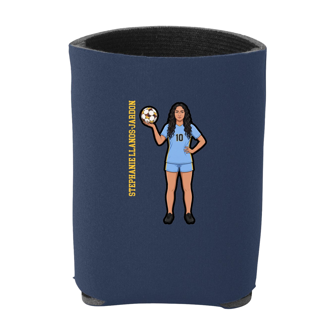 Can Holder — Name Vertical in Navy