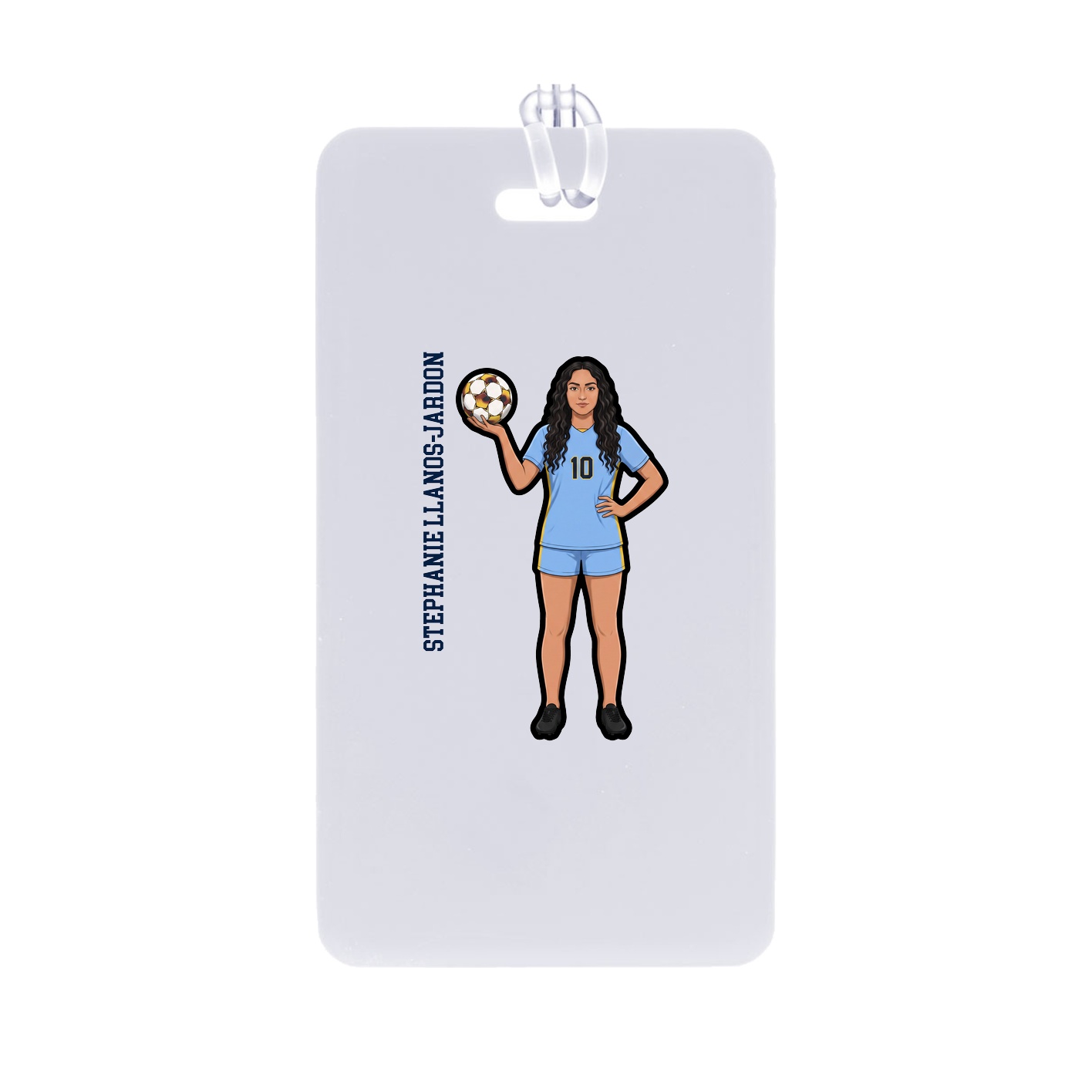 Bag Tag — Name Vertical in Classic