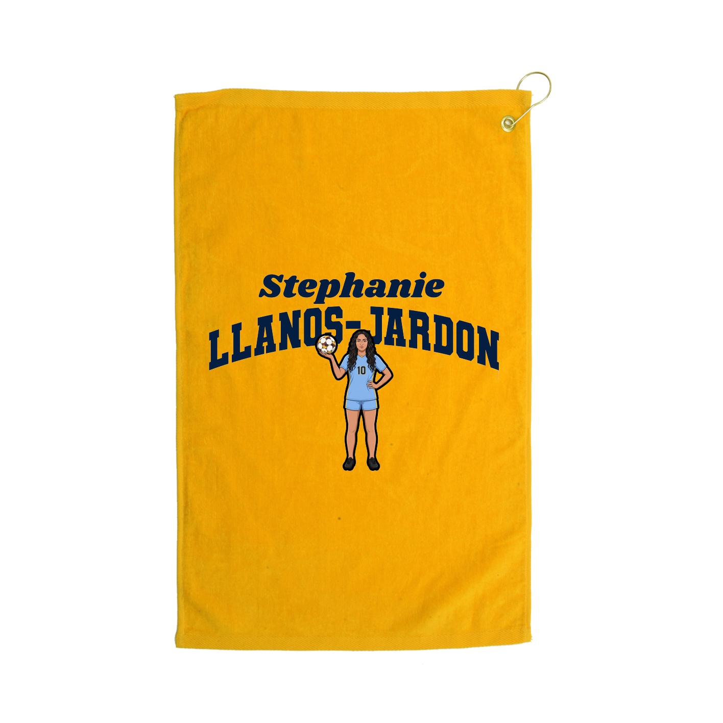 Golf Towel — Signature Arch in Gold