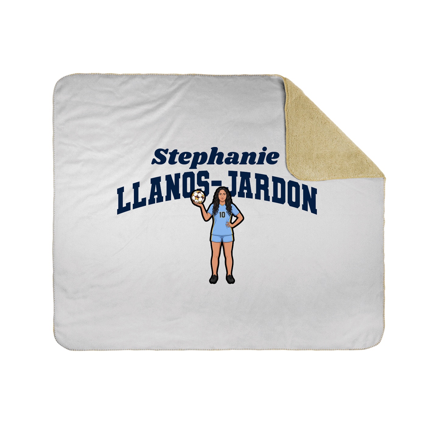 Throw Blanket — Signature Arch in White