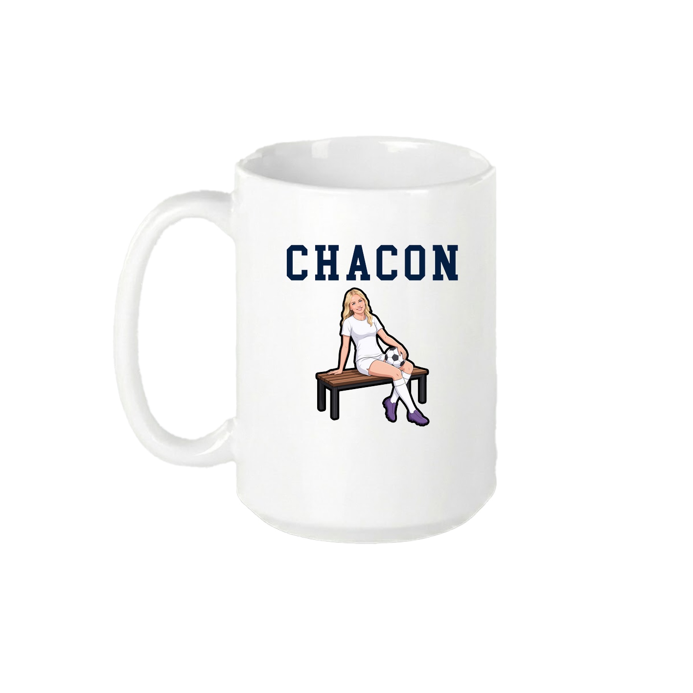15oz Coffee Mug — Shirsey in White