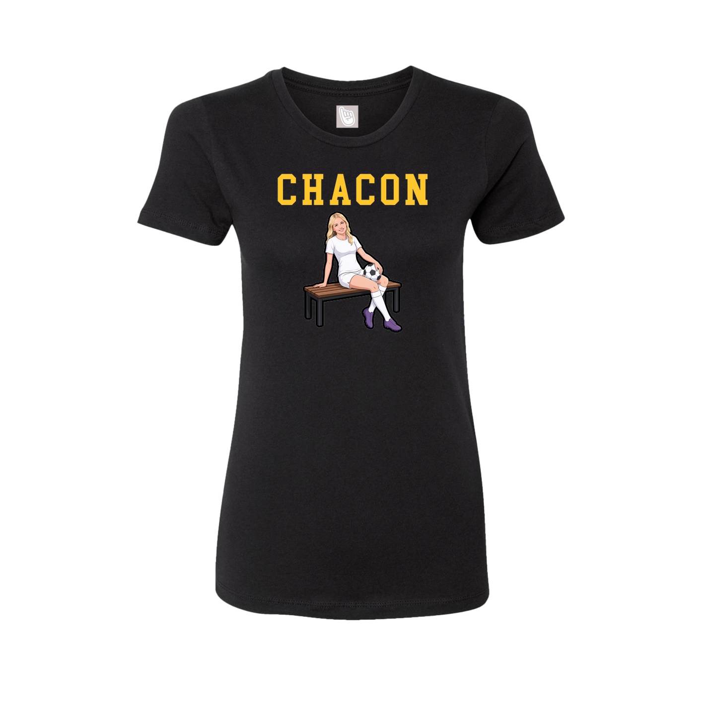 Fitted Women's Tee — Shirsey in Black