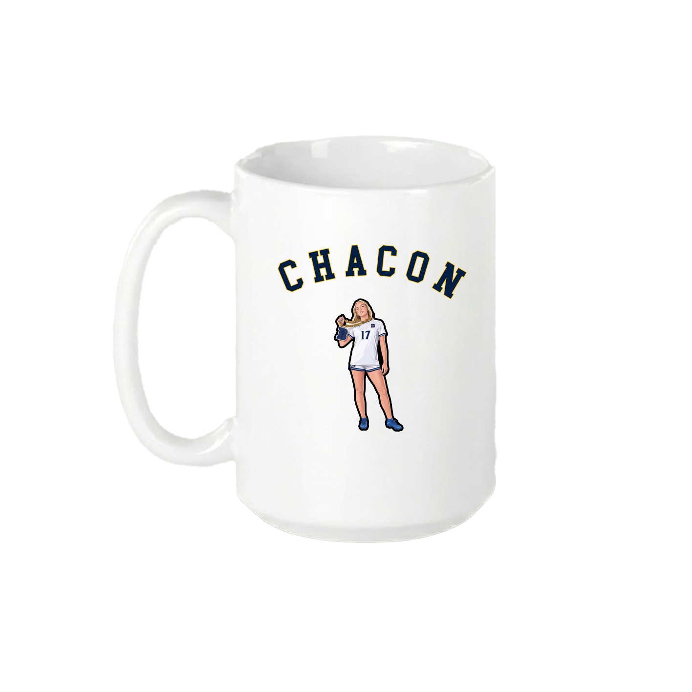 15oz Coffee Mug — Shirsey Arch in White
