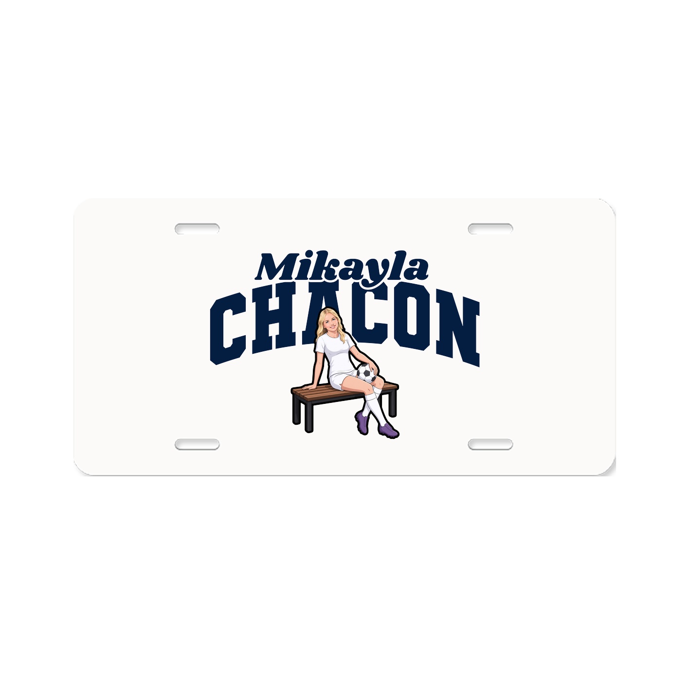 License Plate — Signature Arch in Classic
