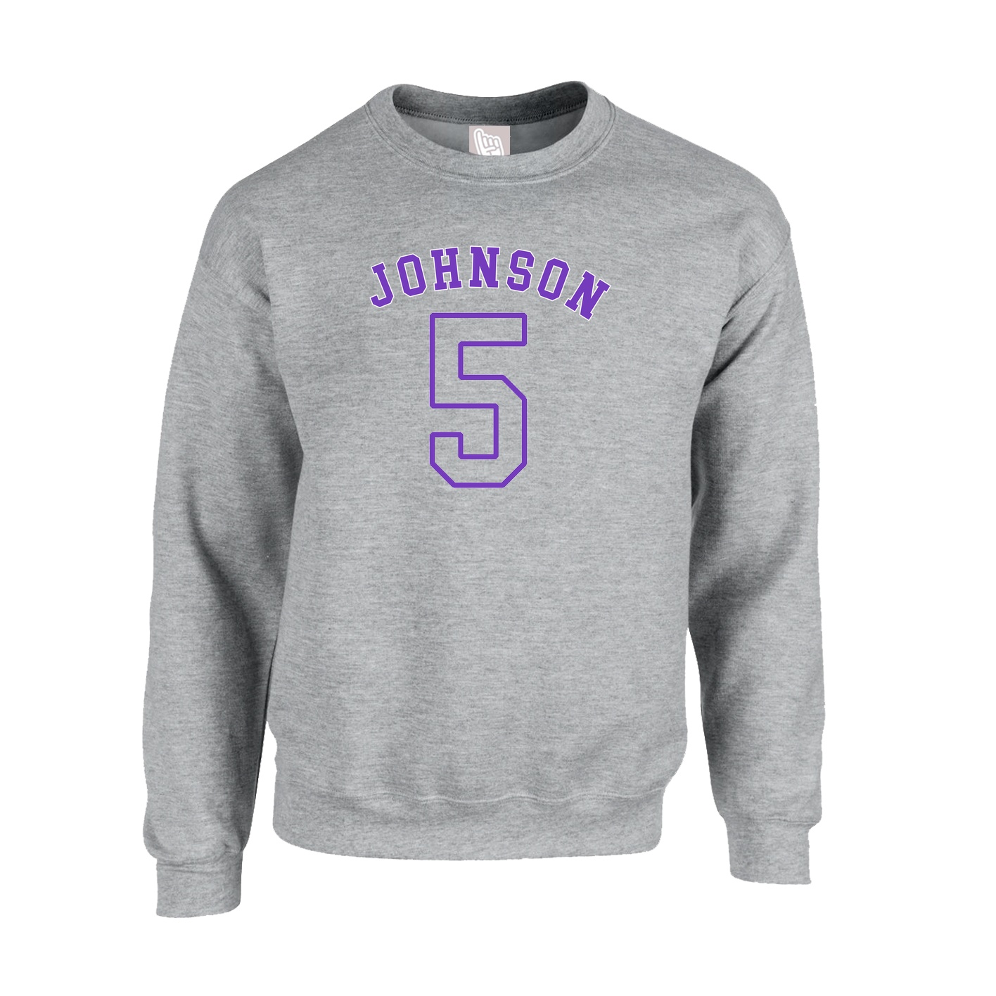 Fleece Crew — Shirsey Arch in Grey