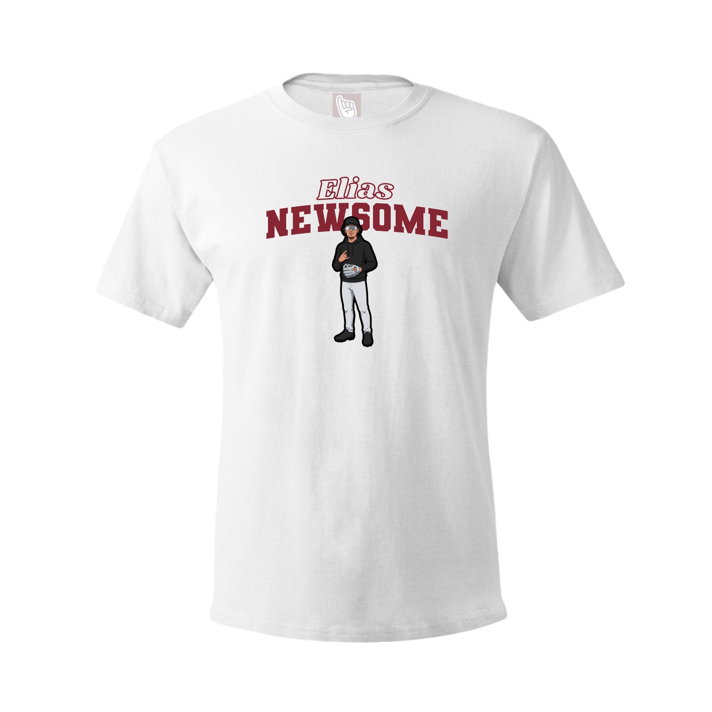 Tee — Name Arch in White