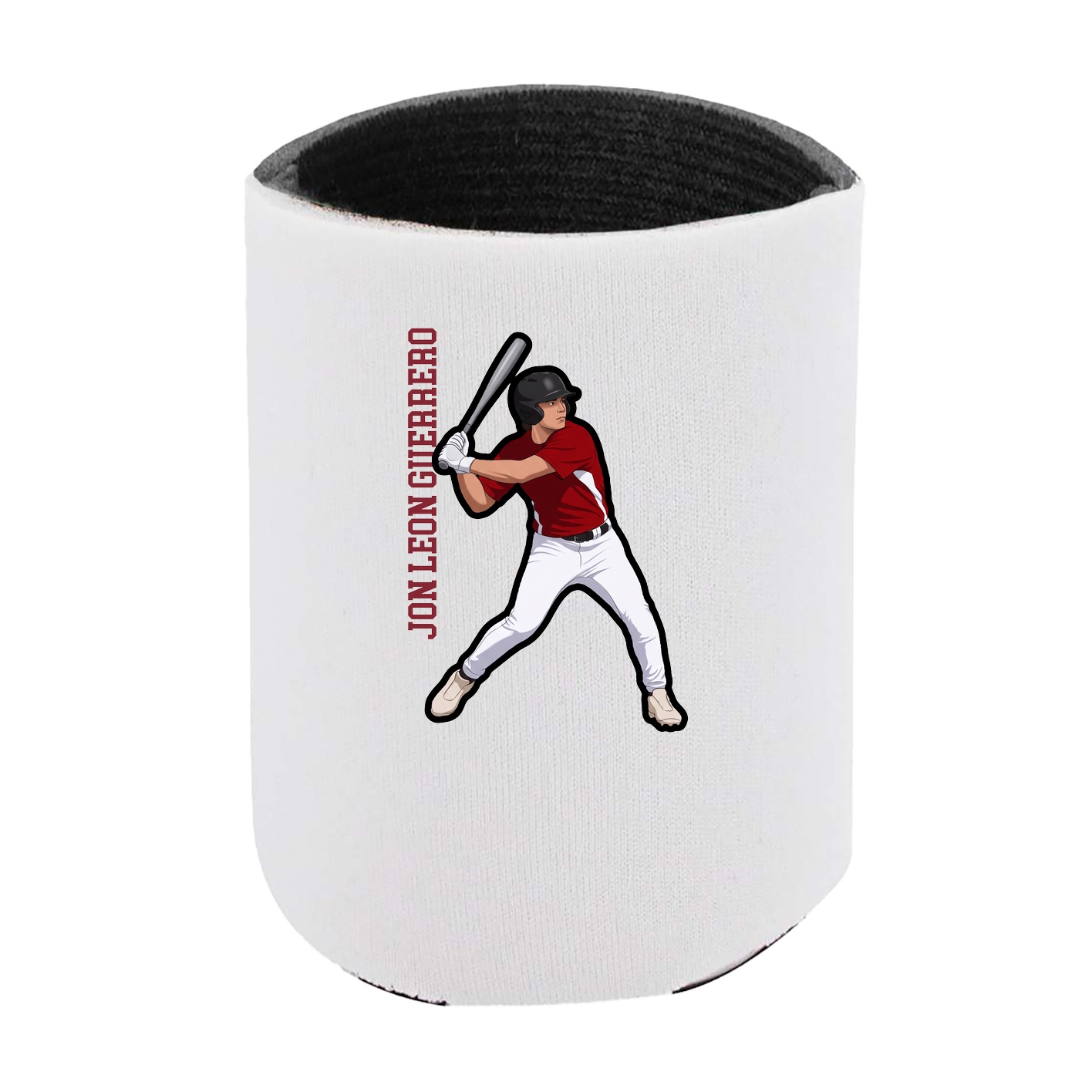 Can Holder — Name Vertical in White
