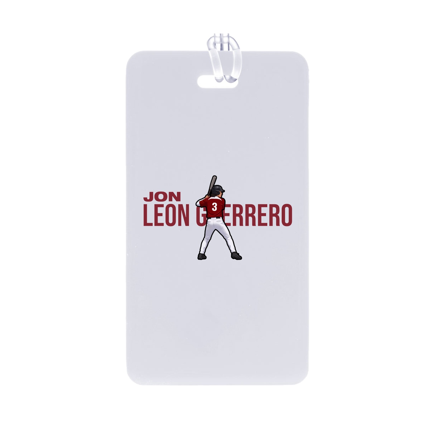 Bag Tag — Player Name in Classic