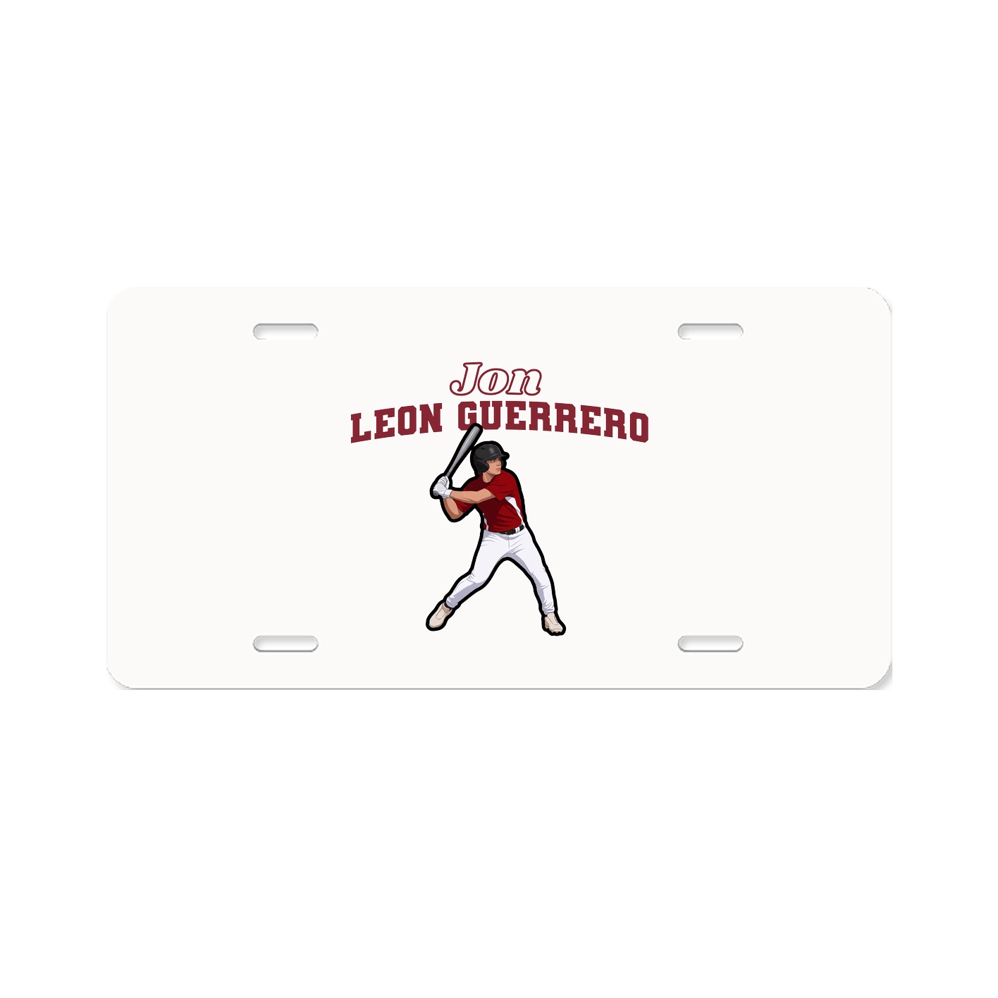 License Plate — Name Arch in Classic