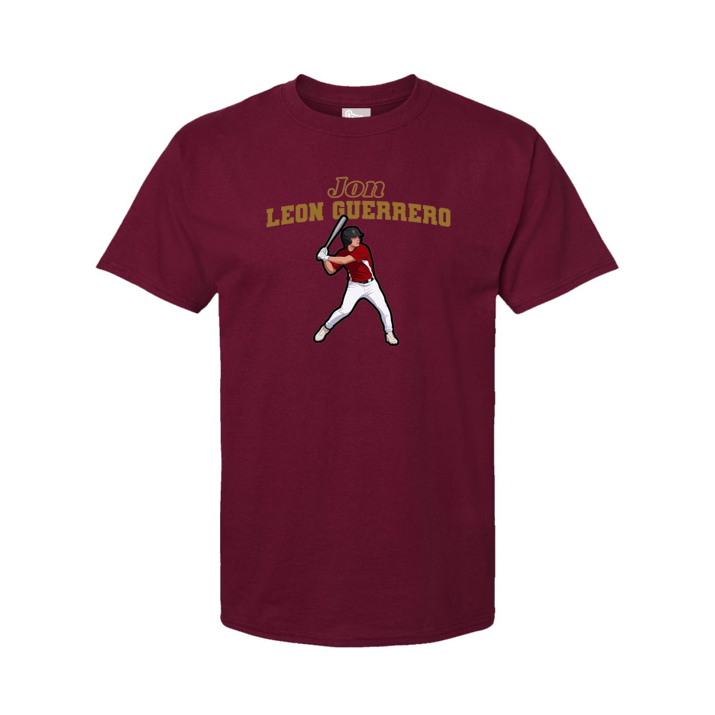 Youth Tee — Name Arch in Cardinal