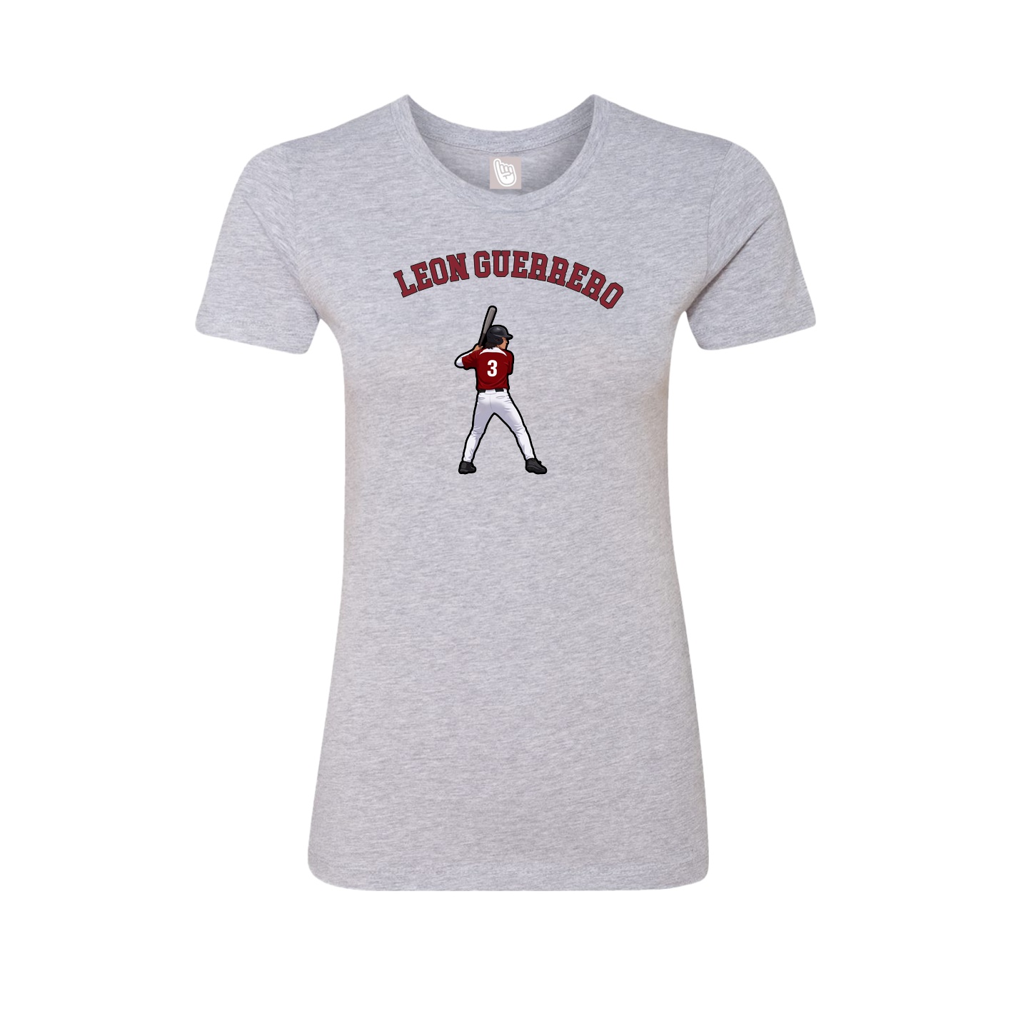 Fitted Women's Tee — Shirsey Arch in Grey