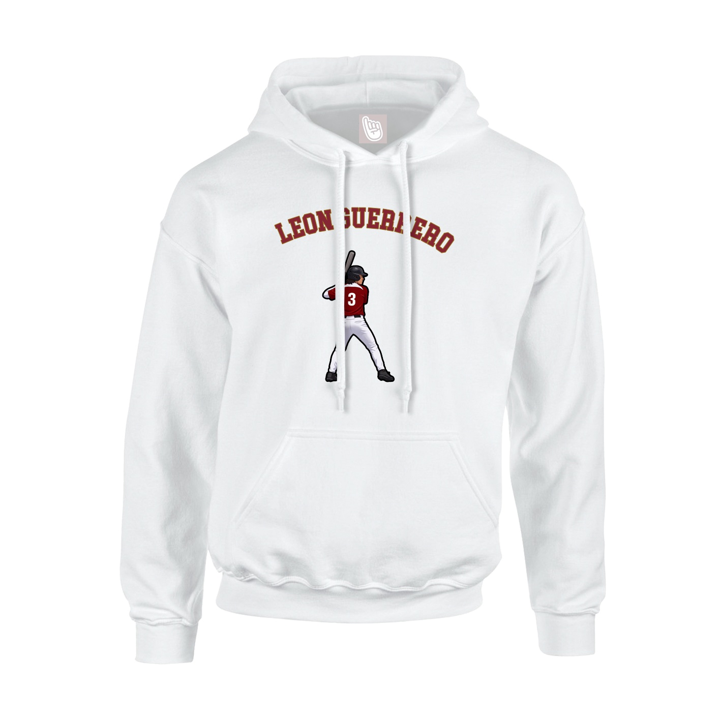 Youth Hoodie — Shirsey Arch in White