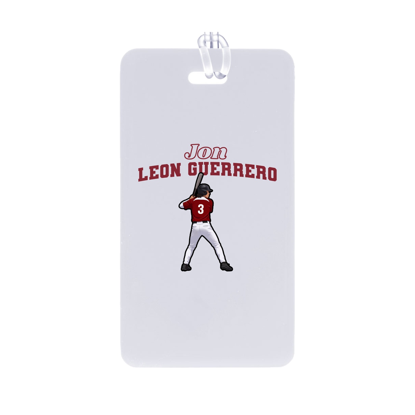 Bag Tag — Name Arch in Classic