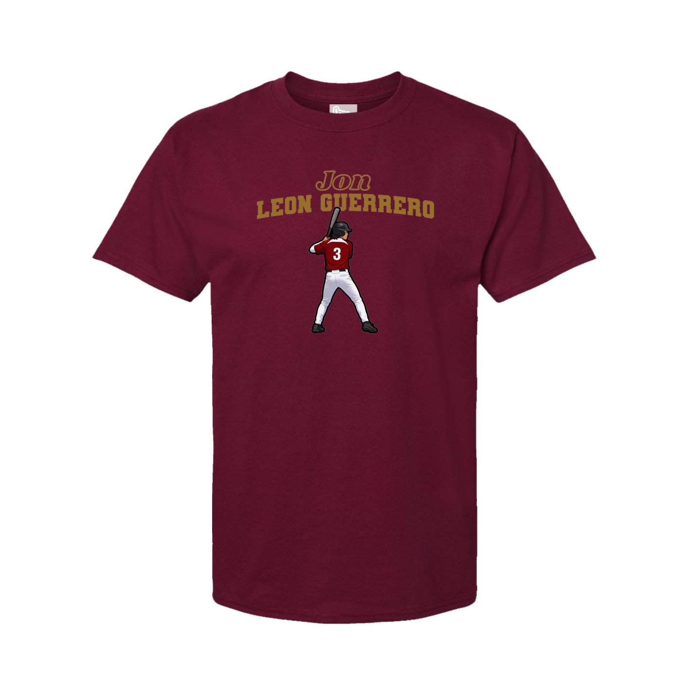 Tee — Name Arch in Cardinal