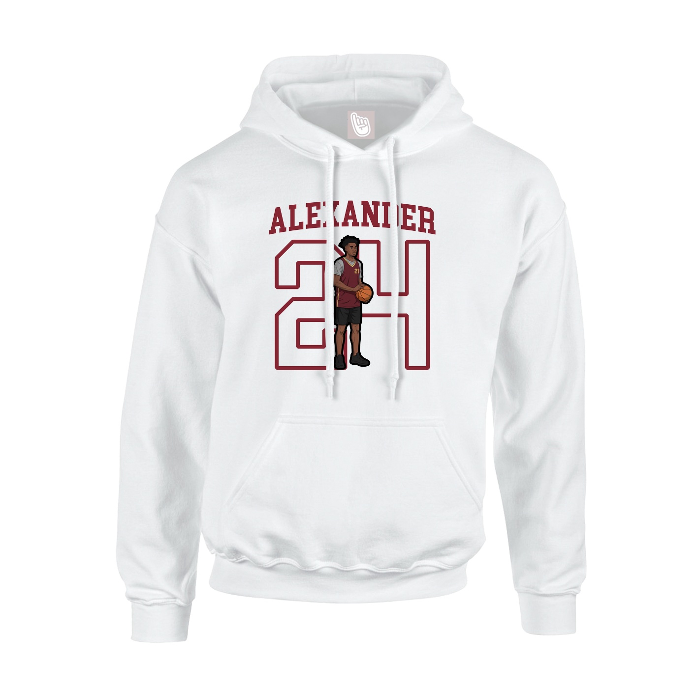 Youth Hoodie — Shirsey in White