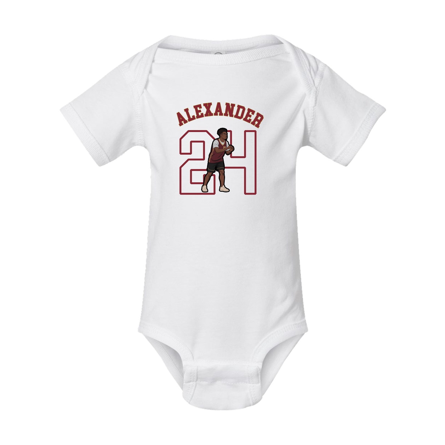 Baby Onesie — Shirsey Arch in White