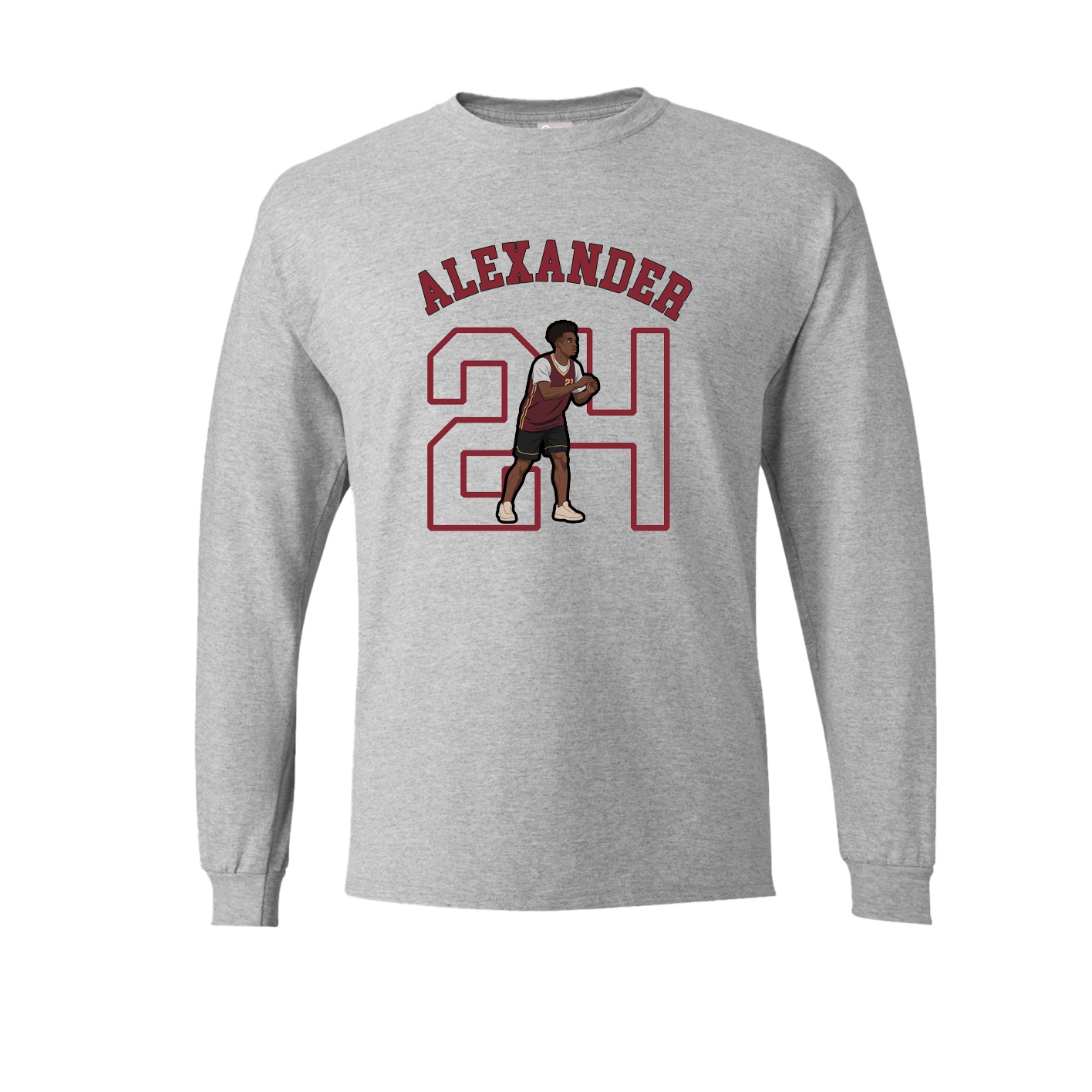 Long Sleeve Tee — Shirsey Arch in Grey