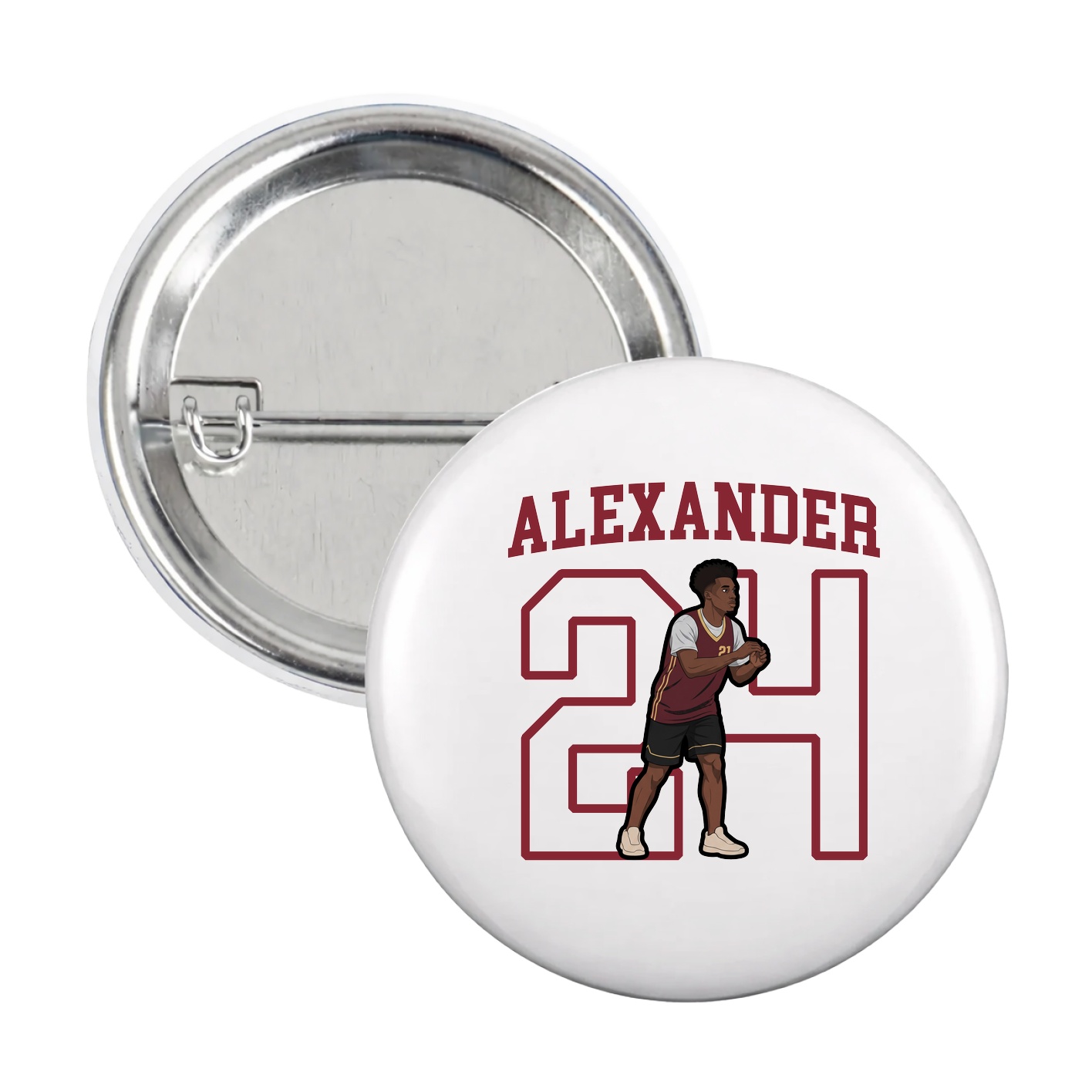 Game Day Button — Shirsey in White