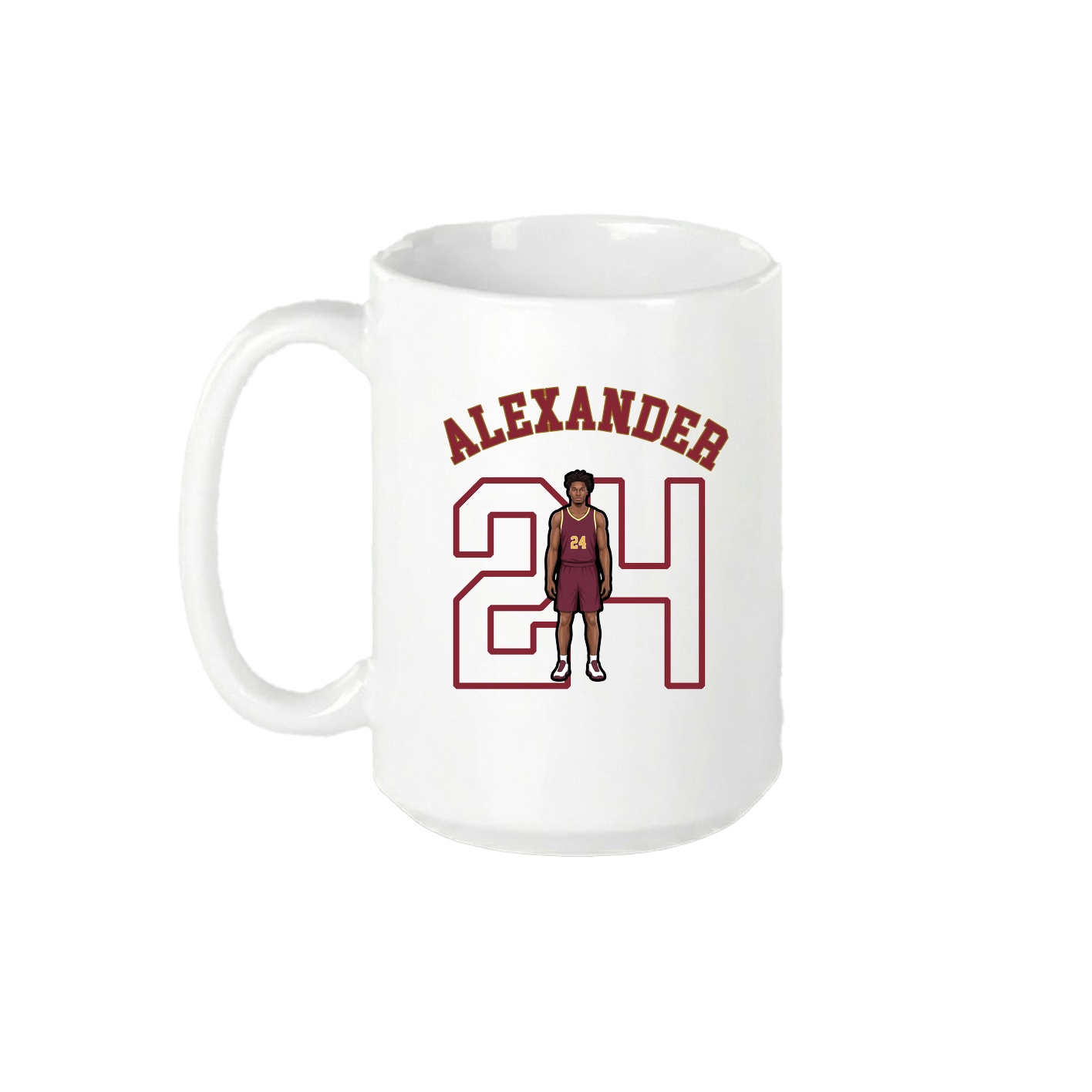 15oz Coffee Mug — Shirsey Arch in White