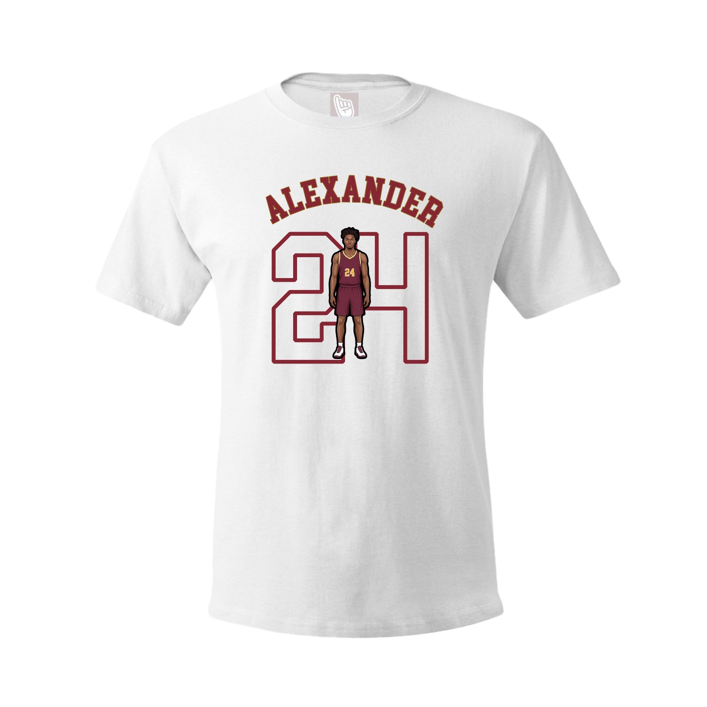 Youth Tee — Shirsey Arch in White