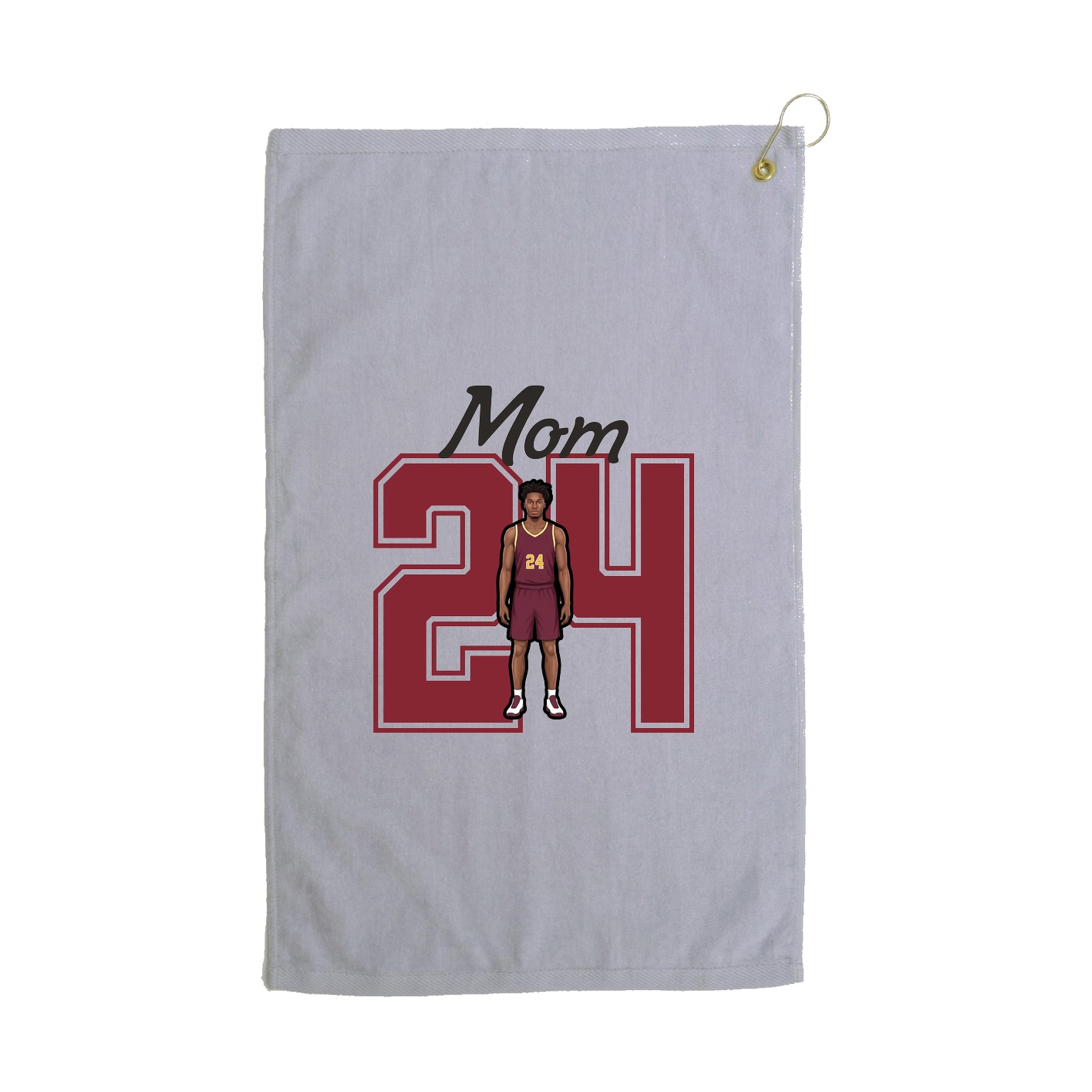 Golf Towel — Mothers Day Shirsey in Grey