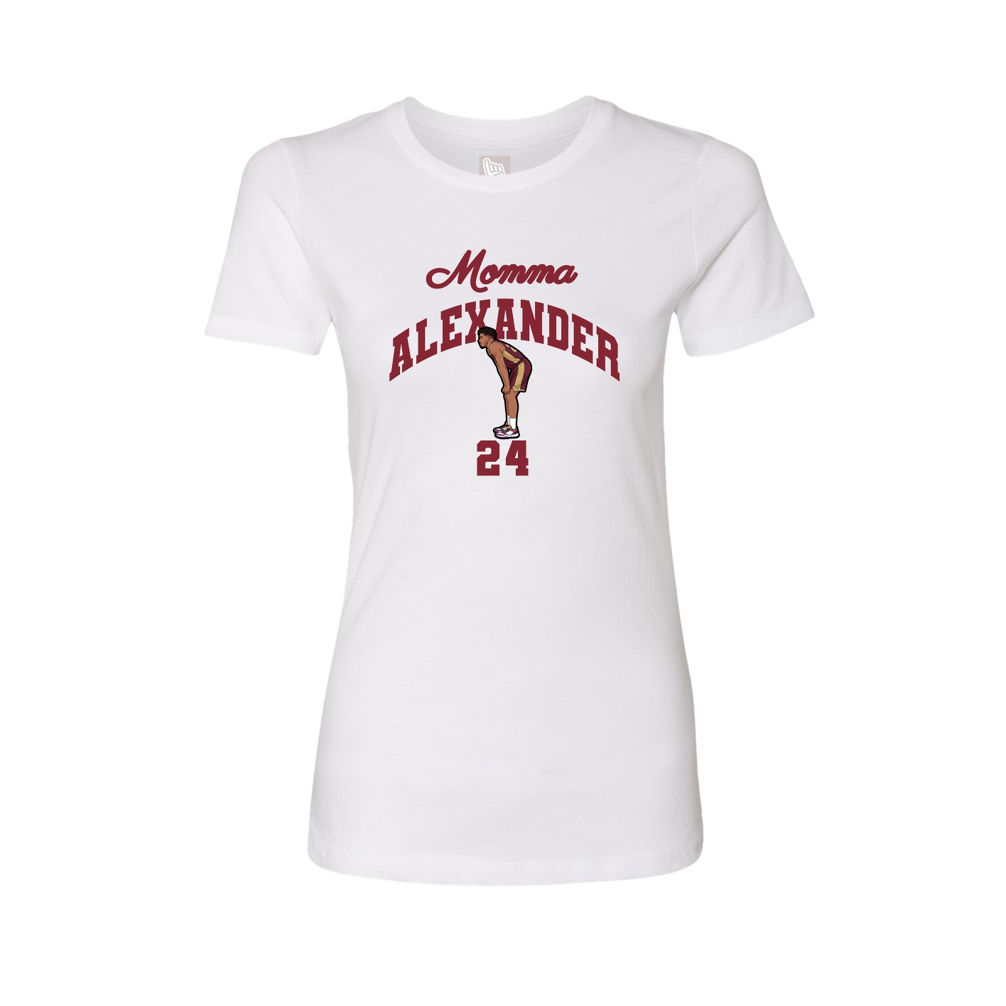 Womens Tee — Mothers Day Arch in White