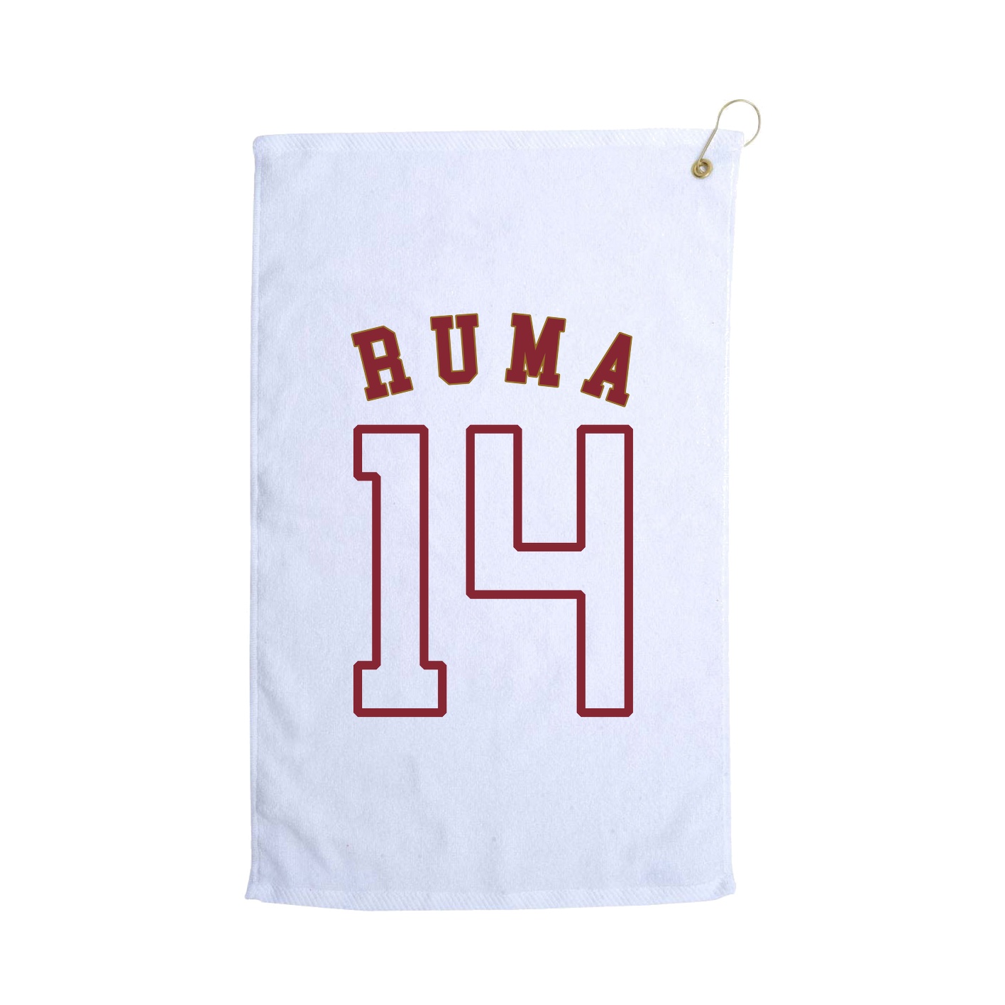 Golf Towel — Shirsey Arch in White