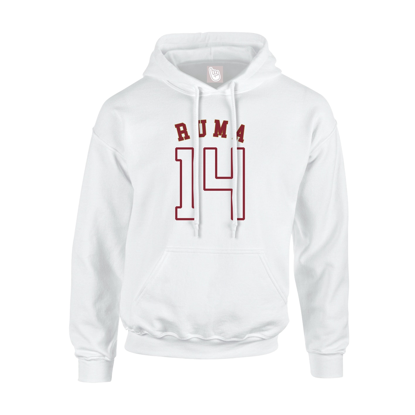 Youth Hoodie — Shirsey Arch in White