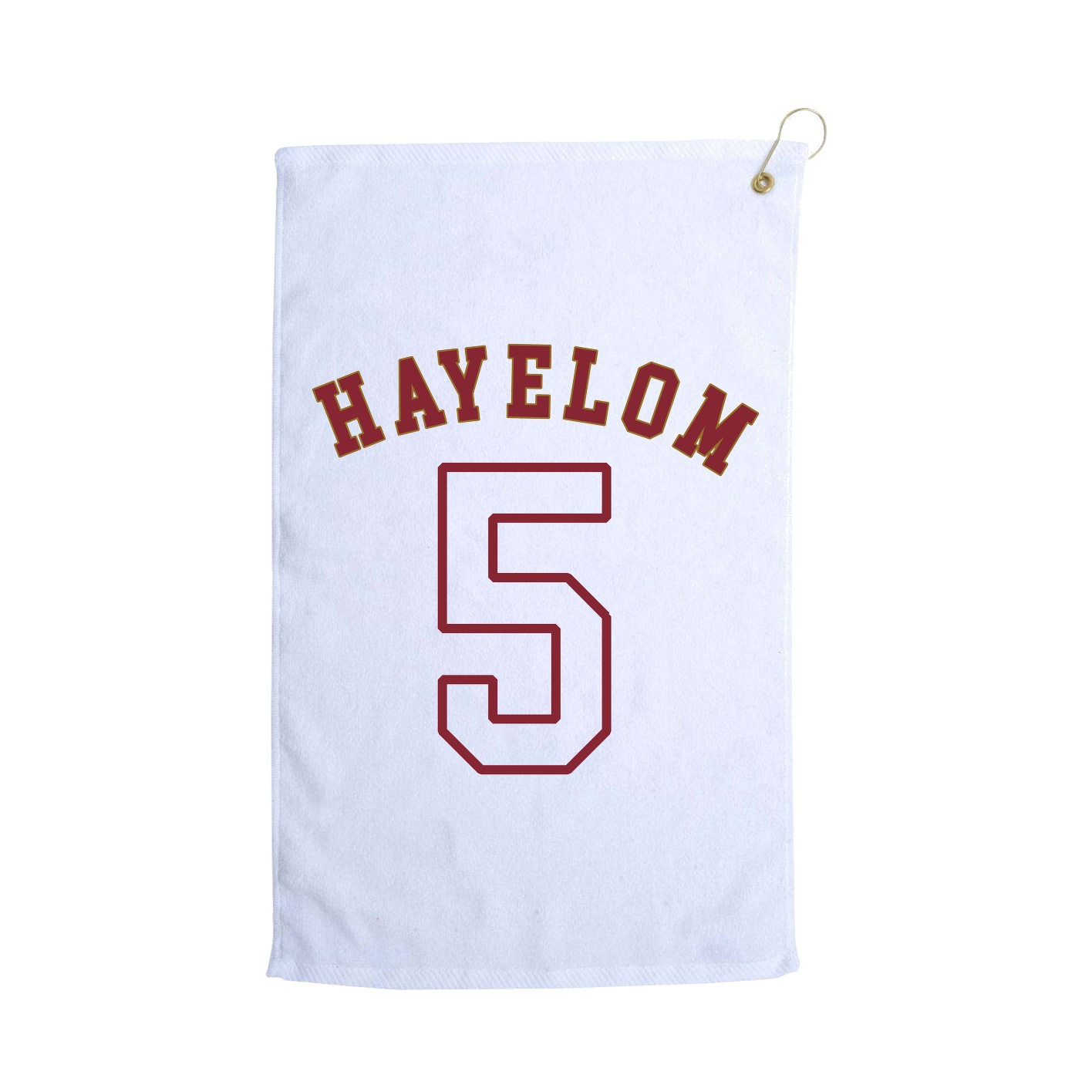Golf Towel — Shirsey Arch in White