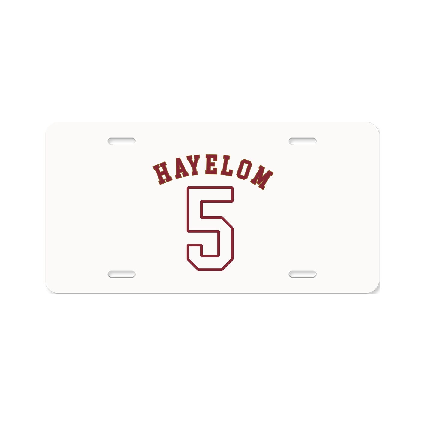 License Plate — Shirsey Arch in Classic
