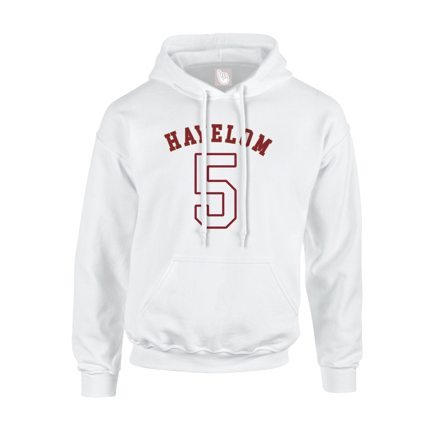 Youth Hoodie — Shirsey Arch in White