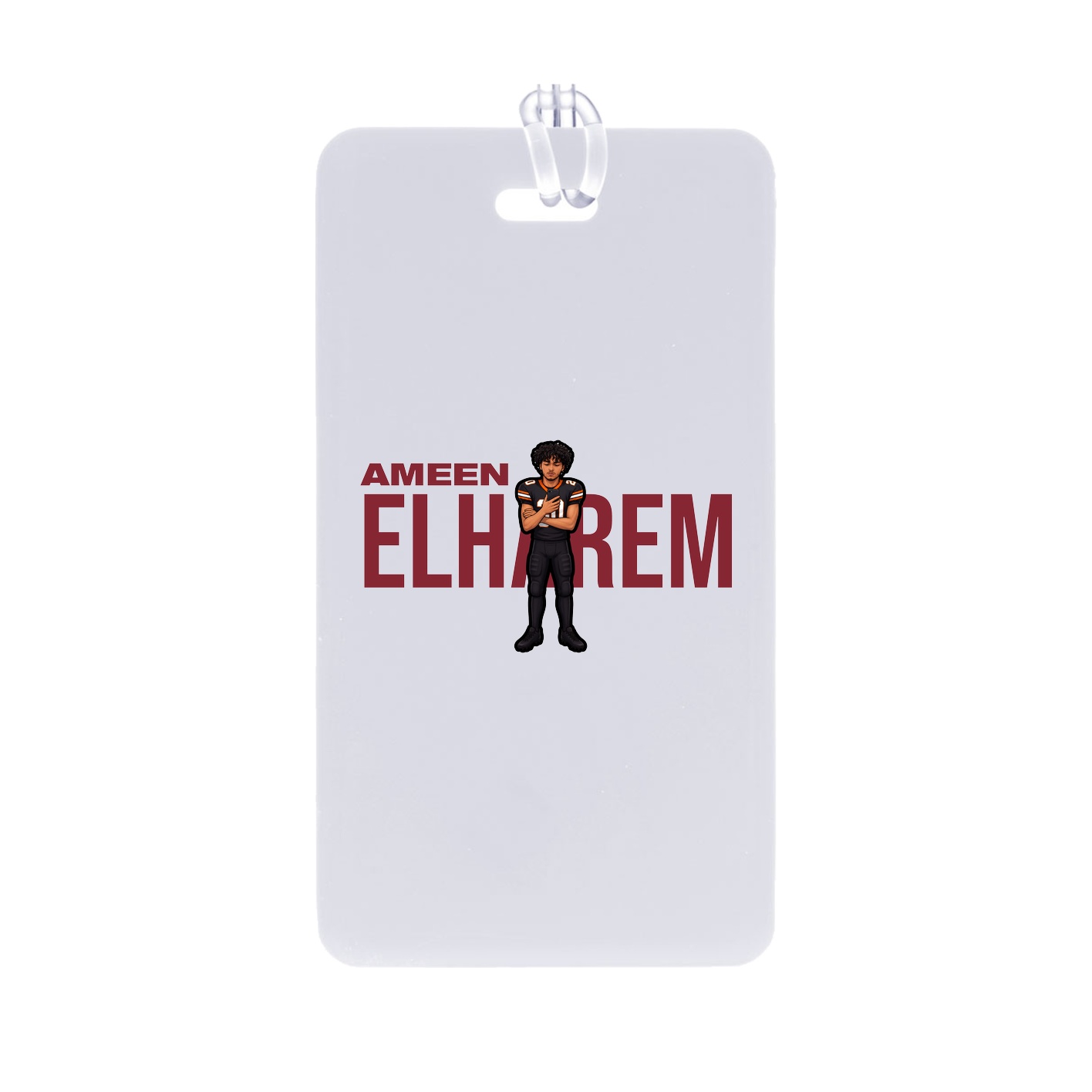 Bag Tag — Player Name in Classic