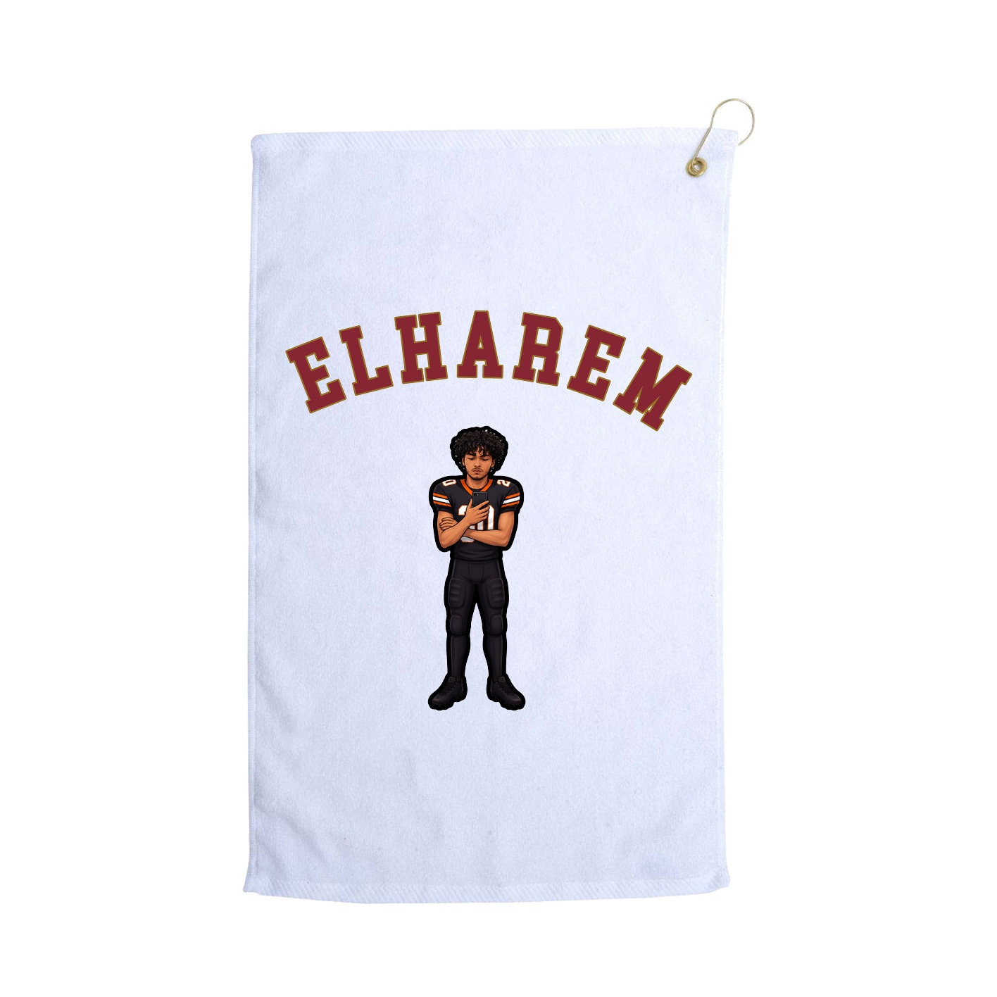 Golf Towel — Shirsey Arch in White