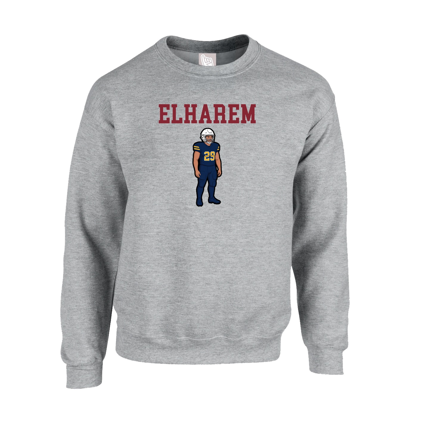 Fleece Crew — Shirsey in Grey