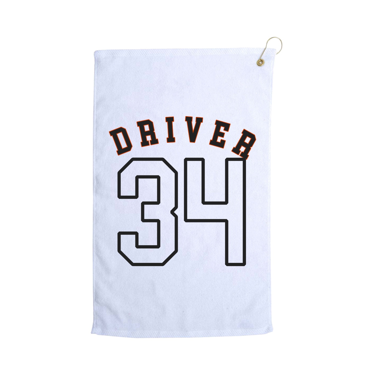 Golf Towel — Shirsey Arch in White