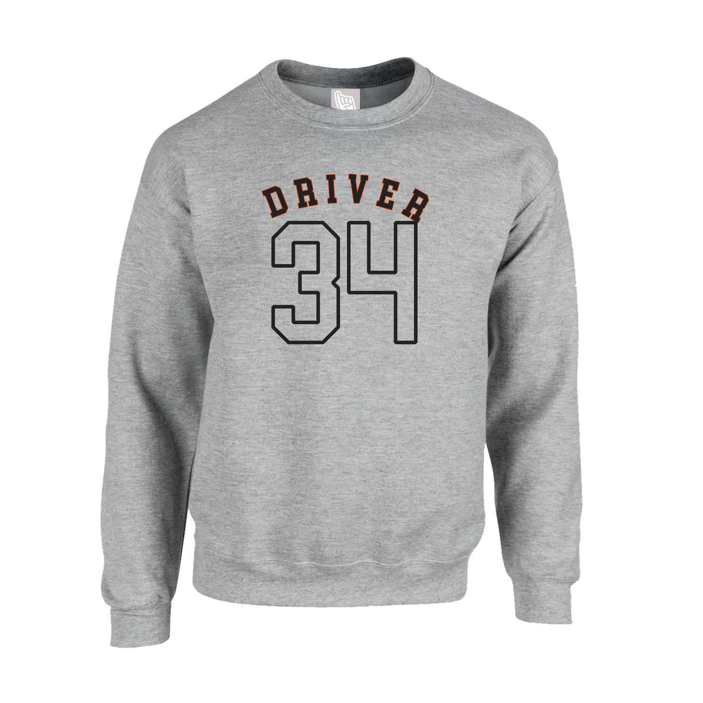 Fleece Crew — Shirsey Arch in Grey