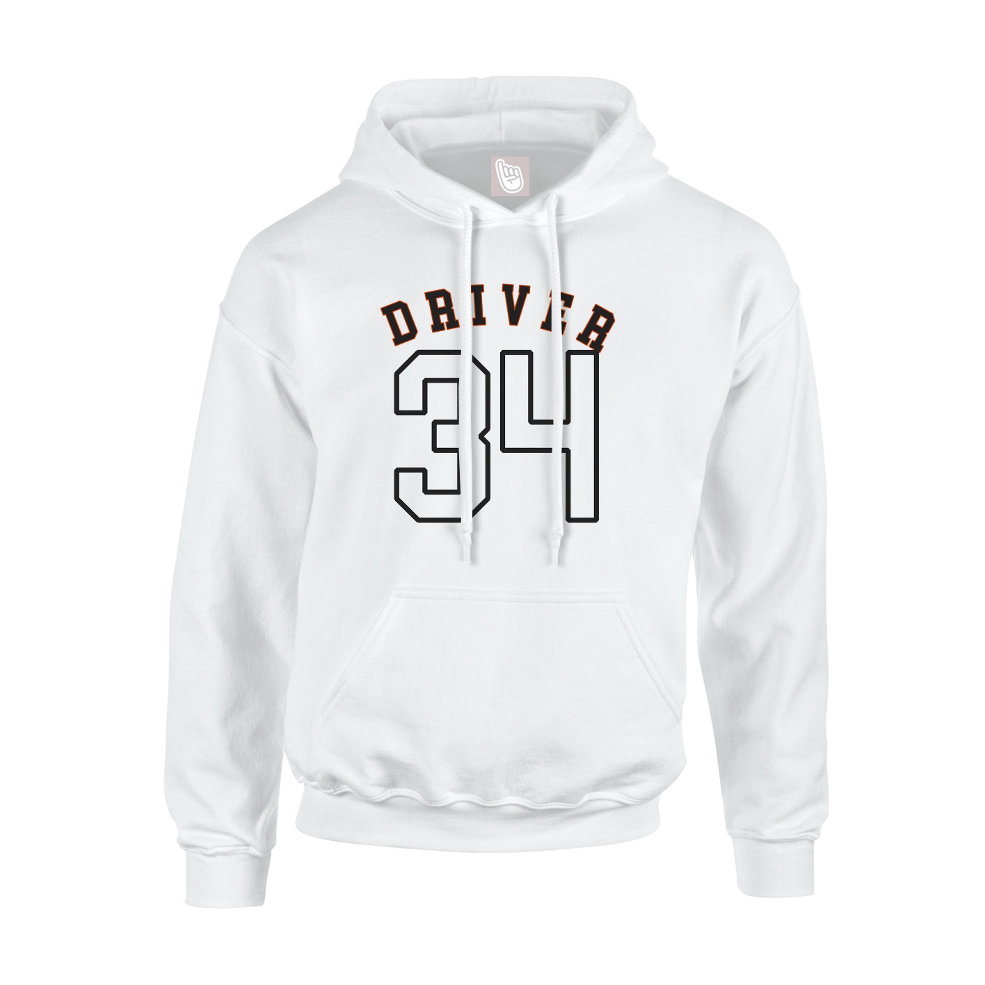 Youth Hoodie — Shirsey Arch in White