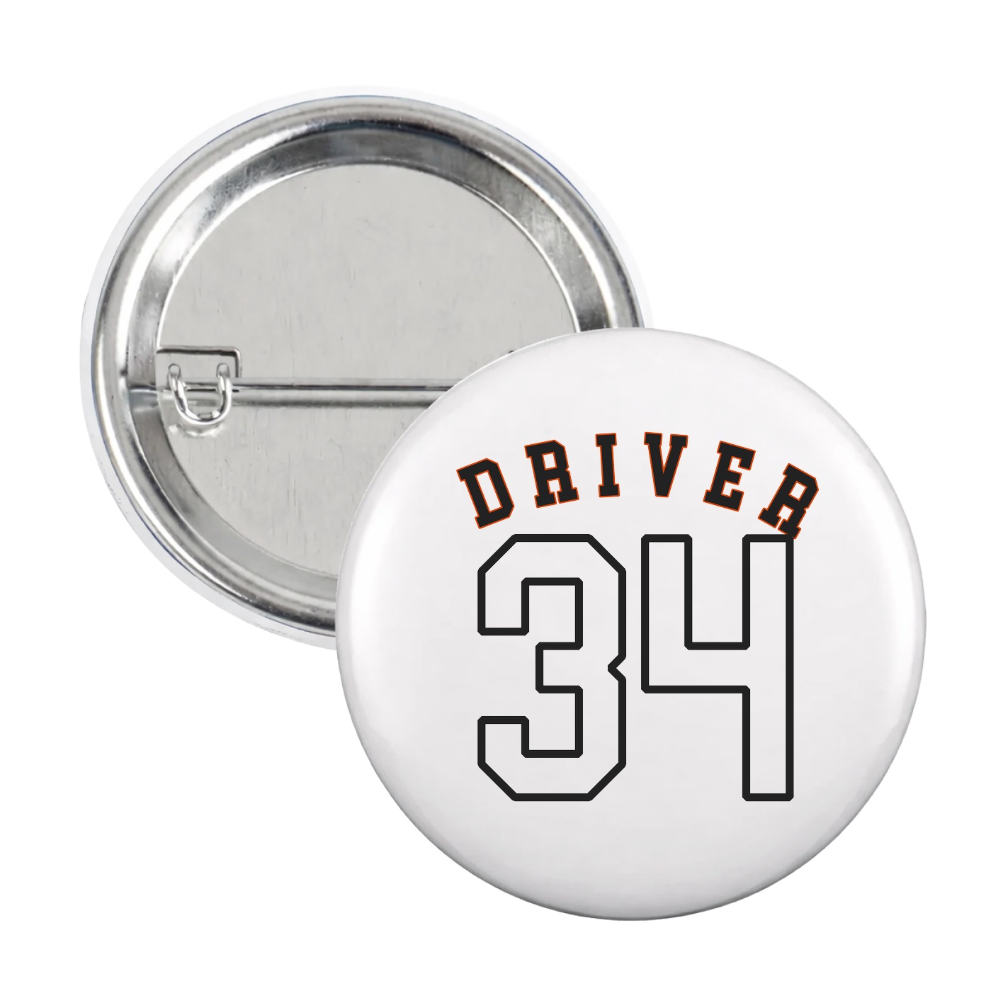 Game Day Button — Shirsey Arch in White