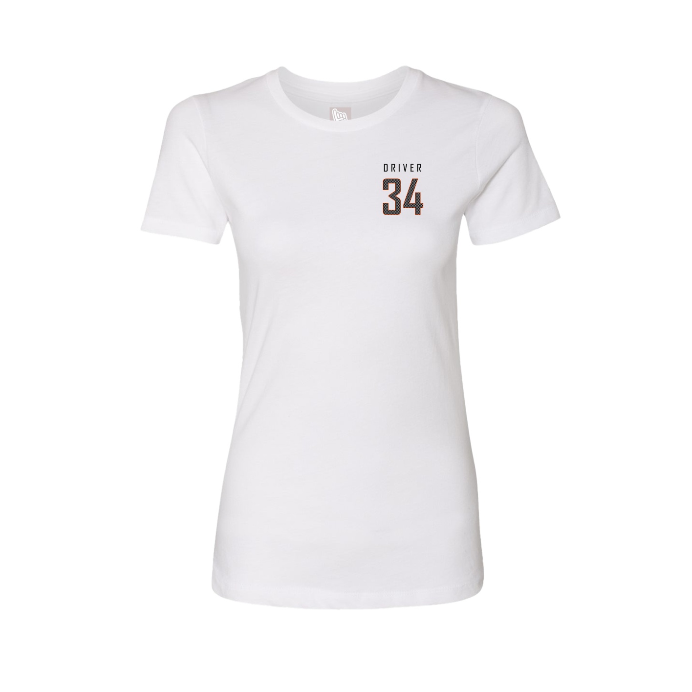 Fitted Women's Tee — Mesh Shirsey in White