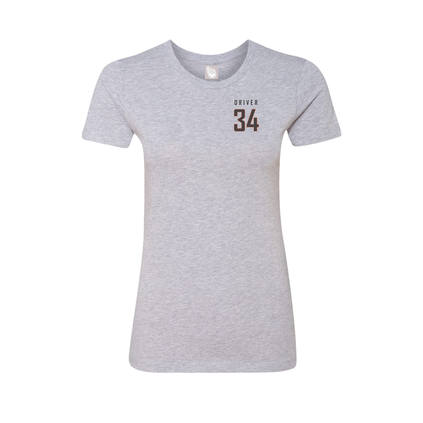 Fitted Women's Tee — Mesh Shirsey in Grey