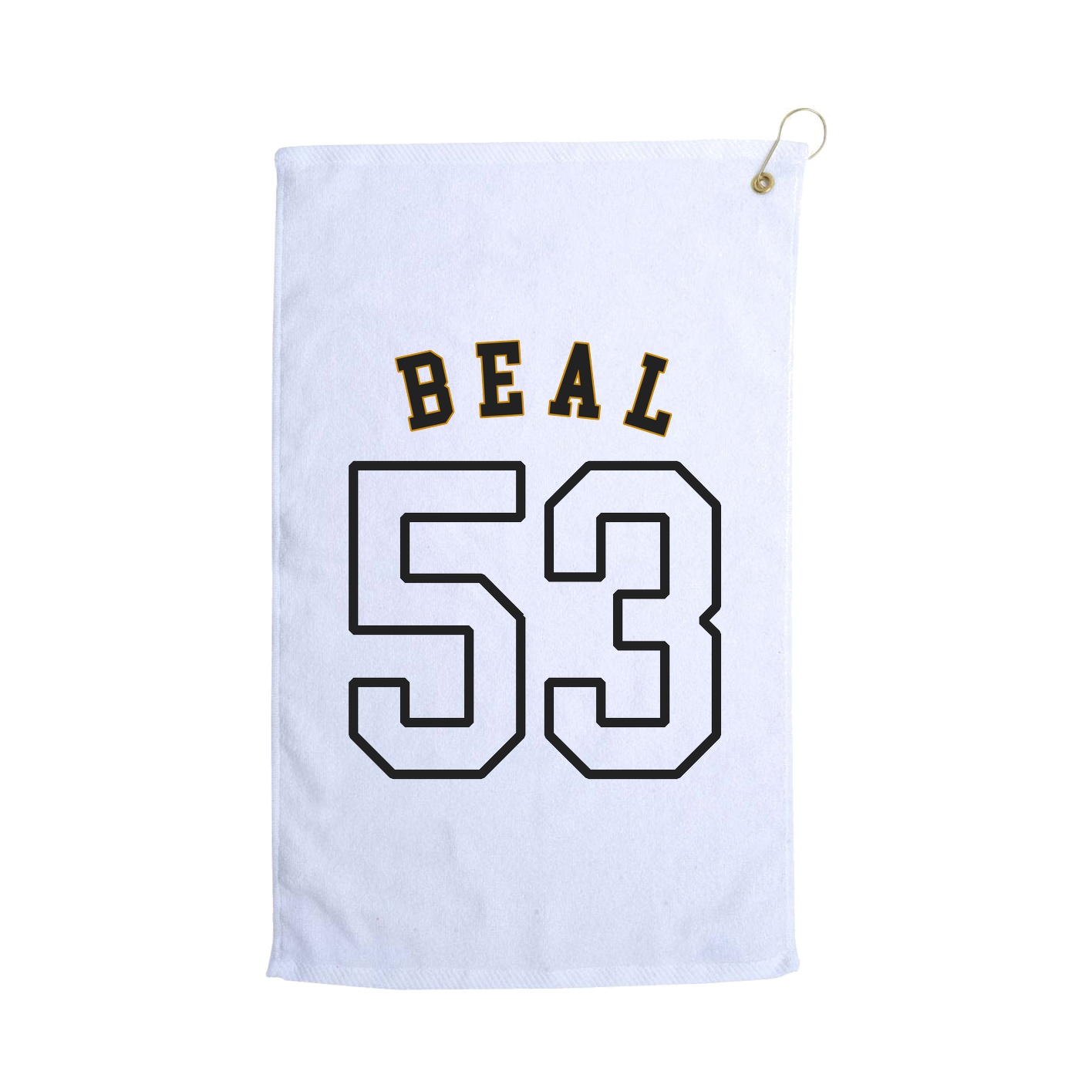Golf Towel — Shirsey Arch in White
