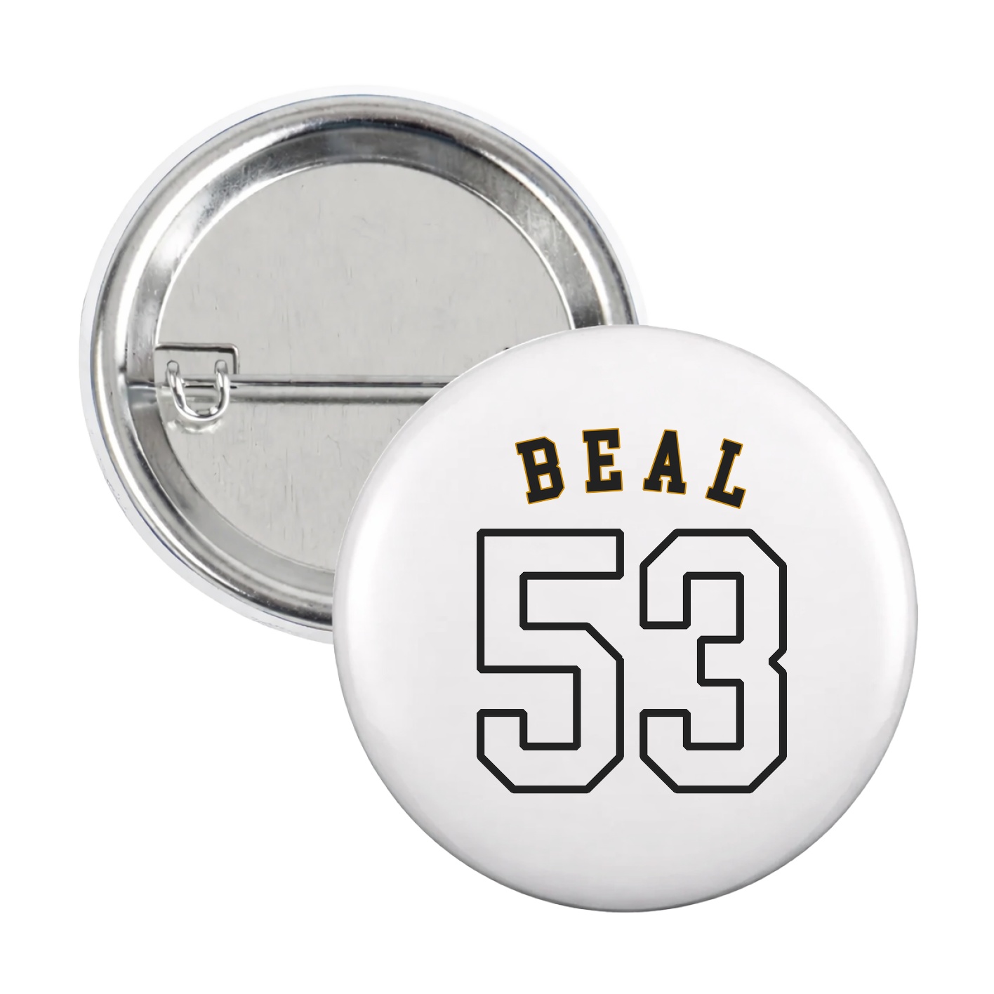 Game Day Button — Shirsey Arch in White