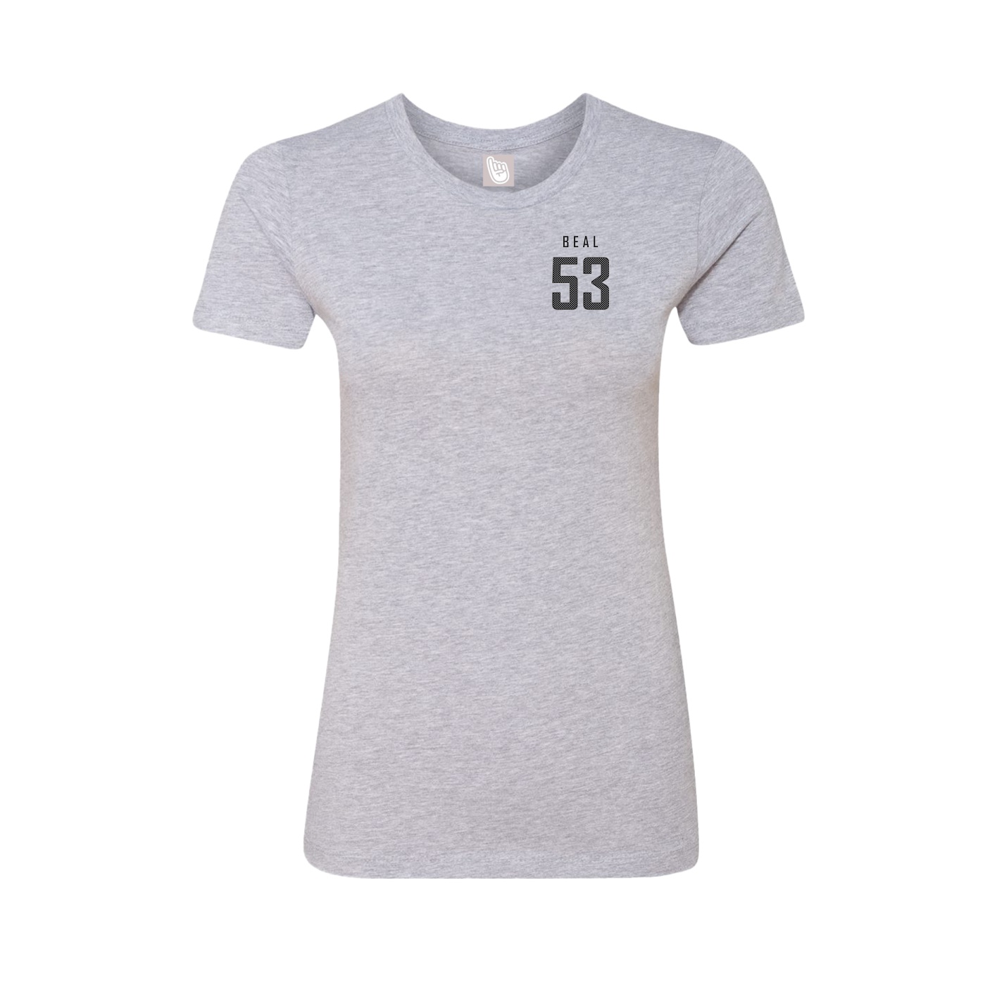 Fitted Women's Tee — Mesh Shirsey in Grey