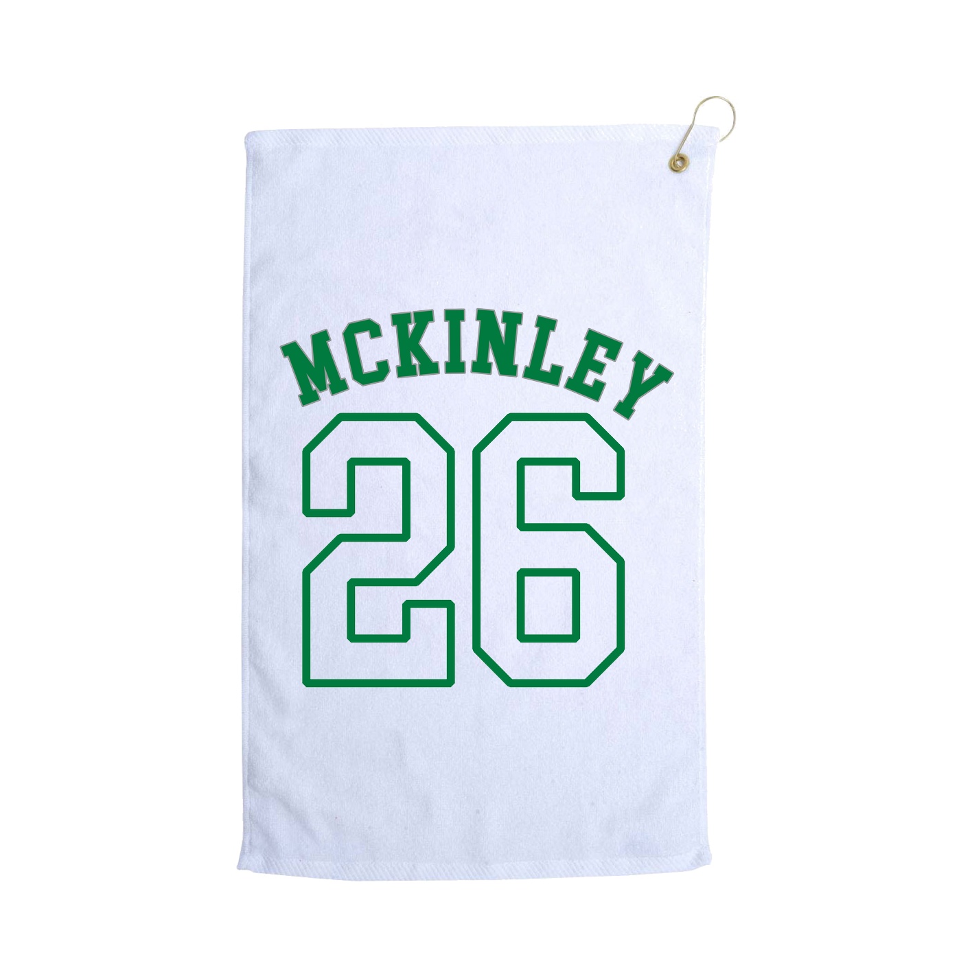 Golf Towel — Shirsey Arch in White