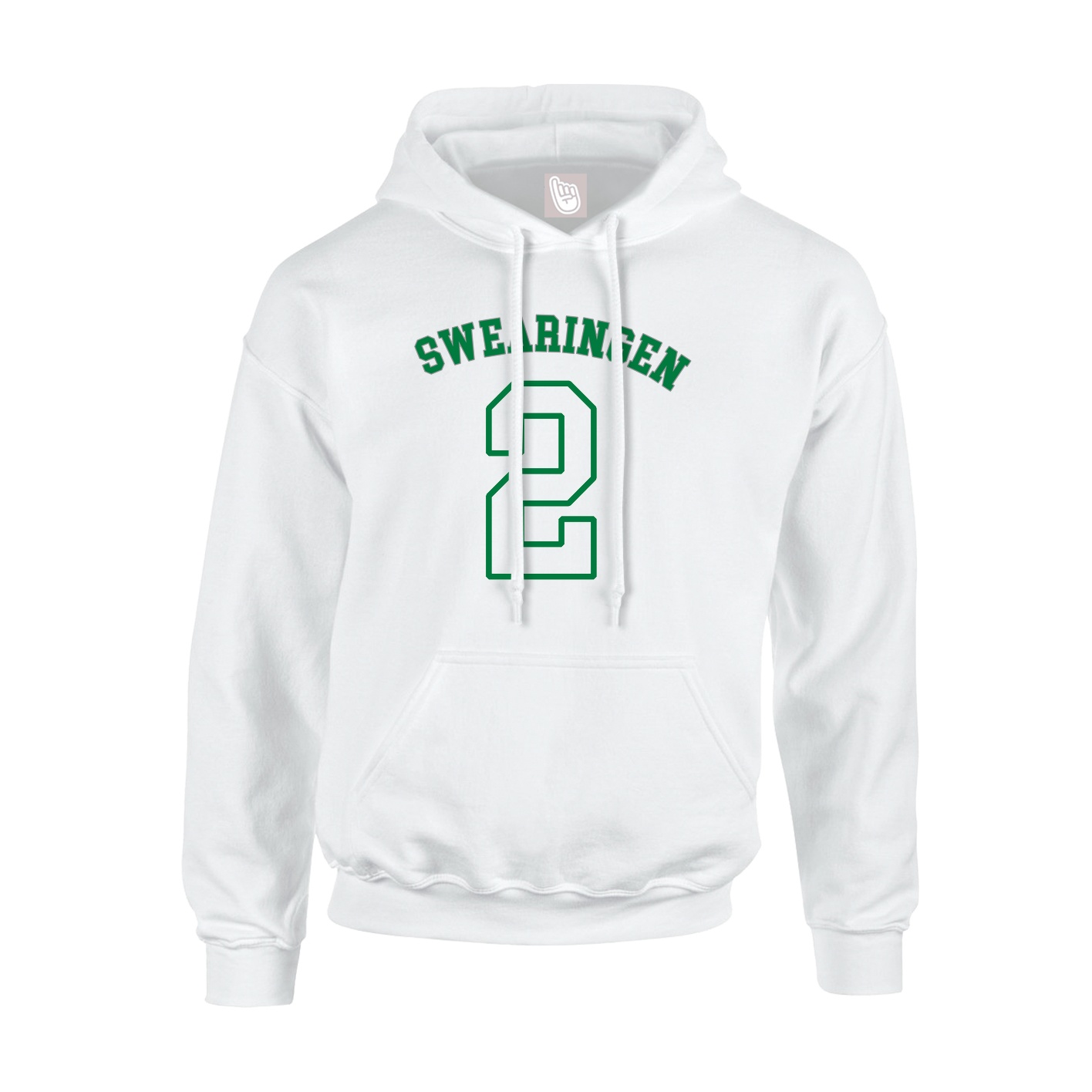 Hoodie — Shirsey Arch in White