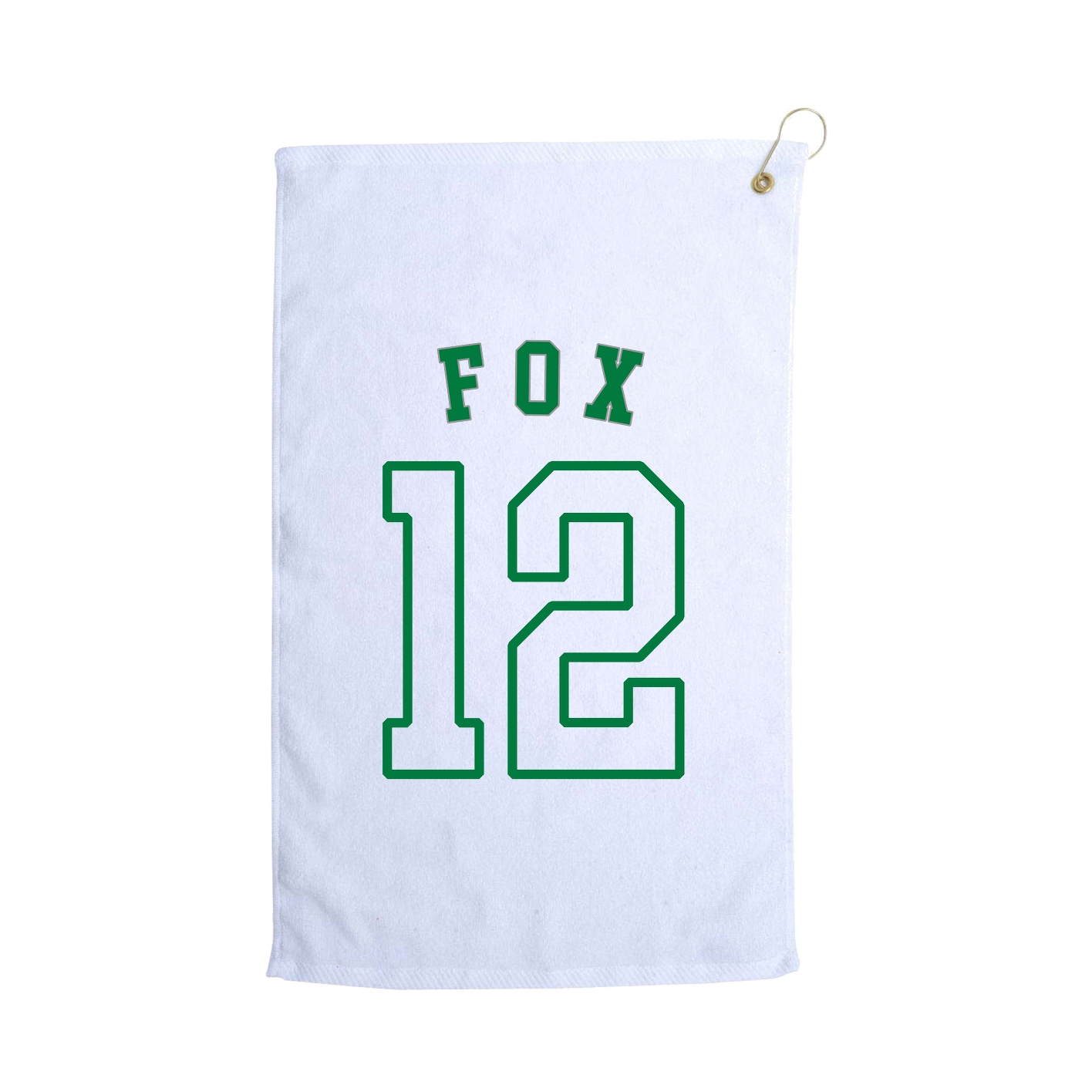 Golf Towel — Shirsey Arch in White